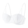 thumbnail image 4 of Stamzod Lace Bralettes for Women Push Up Glossy Lace Bra No Underwire Supportive Wireless Bras, 4 of 6