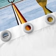 thumbnail image 4 of Colorful Fish Curtains, Fish Hook Fishing Blackout Curtains for Kids Boys Girls Teens, Rustic Farmhouse Window Curtains & Drapes for Bedroom Living Room, Western Style Darkening Curtains 42"X90", 4 of 5