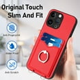thumbnail image 4 of Case for iPhone 12 Pro Max Crossbody Wallet Case with Card Holder Ring Kickstand and Lanyard Water Proof Anti-Scratch Anti-Fingerprint Phone Cover, 4 of 6