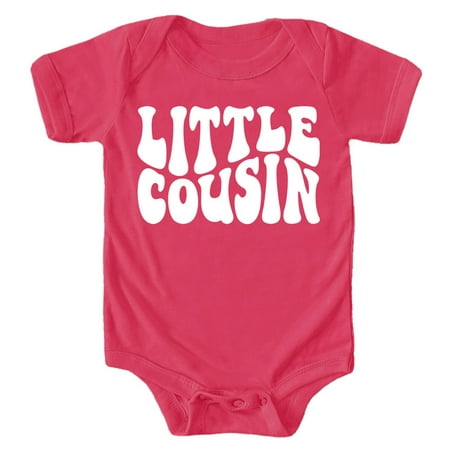 

Little Cousin Retro Bodysuits for Infant Boy and Girls Vintage Hot Pink Bodysuit 12 Months