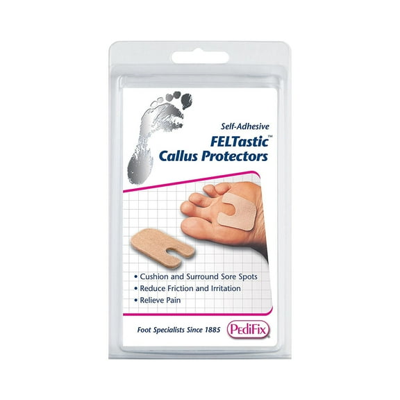 Pedifix Beige Callus Pad One Size 1/8 Inch Thick Adhesive for the Foot 8023-40, 40 Ct