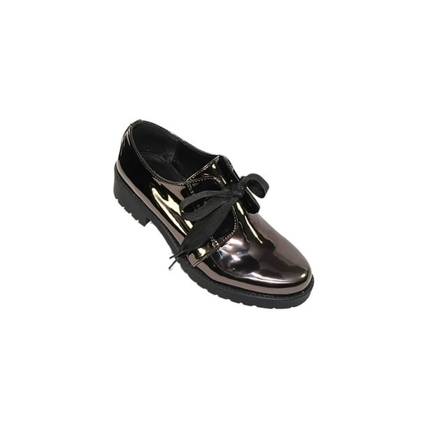 ZAPATO VESTIR CASUAL MILAGROS MUJER DAMA ACERO GRIS VETRO 9616 LEON 9616p