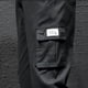 thumbnail image 5 of Pantalones largos para hombre, informales, lisos, con bolsillo, cintura elástica, para exteriores, con cordón ajustable, para trabajo, 5 of 9