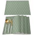 thumbnail image 2 of Sage Color Long Wave Line Table Runner Home Wedding Table Flag Mat Table Centerpieces Decoration Party Dining Long Tablecloth, 2 of 6