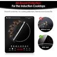 thumbnail image 4 of Cook's Aid 2 PCS Thermochromic Translucent Induction Cooktop Protector Mat, (Magnetic) Silicone Induction Cooktop Cover for Induction Stove (Sunflower, 9.5 Inch), 4 of 8