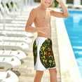 thumbnail image 6 of Cauagu Happy Halloween Floral Print Swim Trunks for Men,Youth Boys Swim Shorts Compression Liner Beach Shorts Boys' Swimming Shorts 7-20 Years Bathing Suit-X-Large, 6 of 7