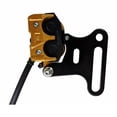 thumbnail image 2 of Rear Hydraulic Disc Brake Assembly Master Cylinder & Caliper Gold Compatible with 70cc 110cc 125cc 140cc 150cc Pit Dirt Bike ATV Fits TaoTao Coolster SSR Apollo Kazuma Baja, 2 of 7