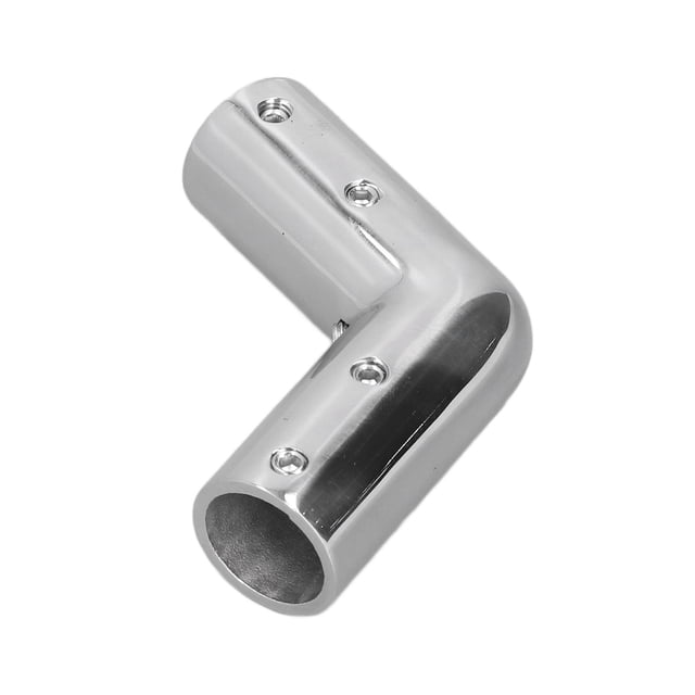 Tubo de codo de barandilla de barco, tubo de barco marino de 7/8 pulgadas, tubo de montaje de pasamanos, conector de tubería de barco marino, eficiencia maximizada