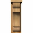 thumbnail image 2 of 6"W x 14"D x 18"H New Brighton Rough Sawn Corbel w/Backplate, Western Red Cedar, 2 of 9
