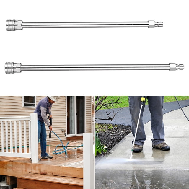 YAOMOBB Pressure Washer Extension Rod Rustproof Pressure Washer Extension Wand Easy Installation Power Washer Rod