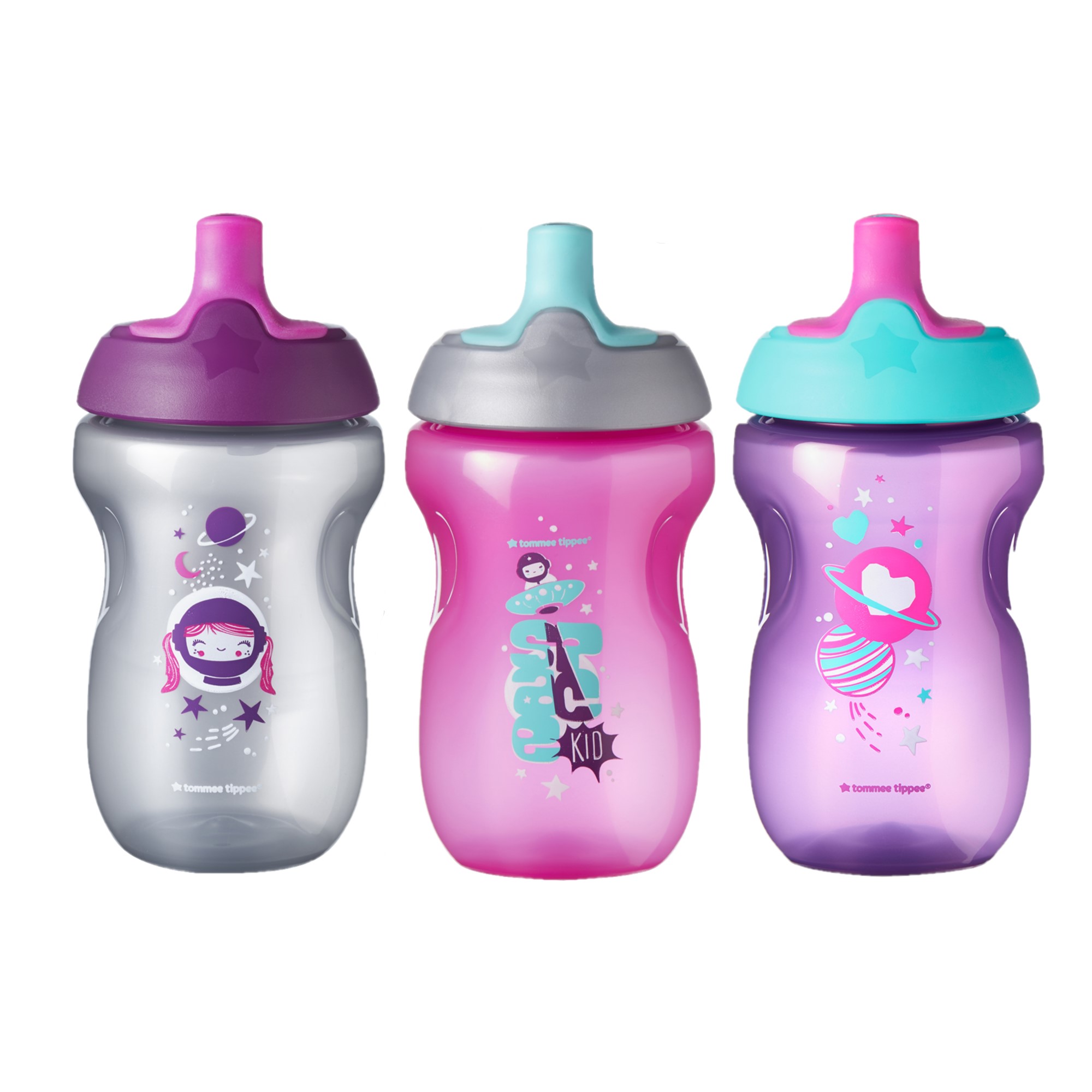 Tommee Tippee Sportee Toddler Active Cup, Boy 12+ months, 3ct