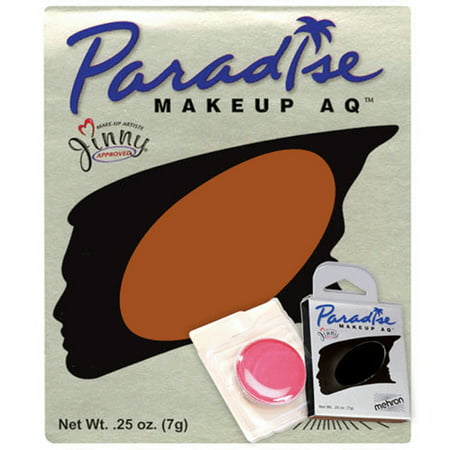 Paradise AQ Professional Single Refill .25oz (7g) Cake Makeup, Foxy Orange