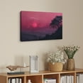 thumbnail image 4 of Mountain Wall Art Mountain Frame Art Purple Foggy Canvas art Framed wall art Painting For Livingroom Decor Office Bedroom Decoration, 4 of 7