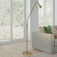 thumbnail image 3 of Evelyn&Zoe Mid-Century Modern Metal Arc Floor Lamp, 3 of 10