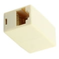thumbnail image 2 of Unique Bargains Plastic RJ45 Double Female Telephone Jack Adapter Connector for Phone Line, 2 of 6