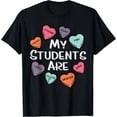 thumbnail image 1 of My Students Are Enough Friendly Valentines Day Unisex T-Shirt, 1 of 4
