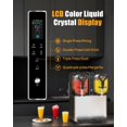 thumbnail image 4 of No Ice Needed Commercial Slushy Maker, 1.6 Gallons Slushie Machine with 2 Food-Grade Tank & Smart Control for Slush Margaritas Daiquiri & Frozen Drinks, Smoothie Maker for Party, Bar, Etc, 4 of 7