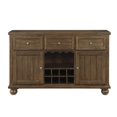 thumbnail image 4 of Lexicon Contemporary Wood and MDF Board Dining Room Server in Cherry, 4 of 5
