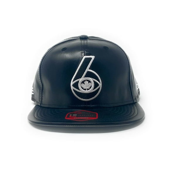 6 Visions - The Cap Guys TCG / Inspired Exclusives PU Noir/blanc Snapback Cap