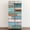 Color 4, variant on Self Adhesive Vinyl Refrigerator Wrap Set Turquoise Wooden Planks Rustic Distressed Door Mural Removable Fridge Sticker Peel and Stick&nbsp;Full Door Cover Decal Kitchen Bar Decor