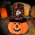 thumbnail image 3 of Muñeco de calabaza de Halloween creativo, juguete de peluche de peluche, cumpleaños, adornos de otoño coleccionables para el festival de acción de Redondo 12cmx19cm Baoblaze Muñeca de calabaza de Halloween, 3 of 8