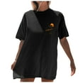 thumbnail image 5 of LINGLANG T Shirts for Women Beach Oversized Graphic Tees Vintage Baggy Shirts Summer Vacation Boho Tops, 5 of 6