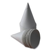 Eco Touch CC45 4.5 oz. Sugarcane Cone Cups - White (5000/Carton)