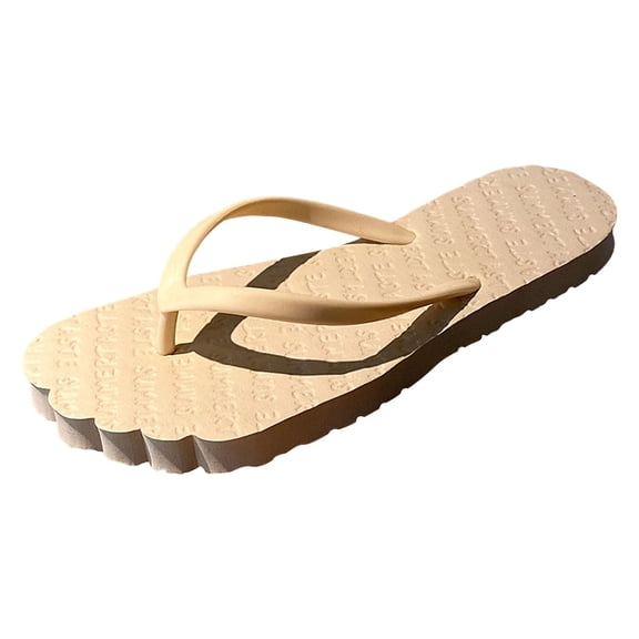 Wovix House Slipper For Women Trendy Thong Shoes Slip-On Simple Band Zero Drop Soft Sole Lightweight Footwear Indoor Outdoor Shoes