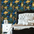 thumbnail image 6 of Boho Peel and Stick Wallpaper Ethereal Forest Radiant Butterflies Misty Glow Wall Mural 23.6in x 9.8ft Self Adhesive Removable Wall Paper Renter Friendly Wallpaper for Nursery Bedroom Cabinets, 6 of 8