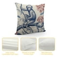 thumbnail image 4 of PIKWEEK  Chinoiserie Pillow Covers,Blue and White Pillow Covers Outdoor Decorative Pillow Covers for Couch Bed Sofa Cushion Farmhouse Pillowcases, 4 of 5