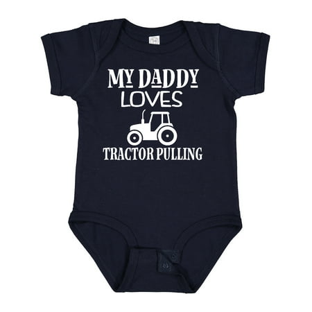 

Inktastic Tractor Pulling Dad Gift Baby Boy or Baby Girl Bodysuit