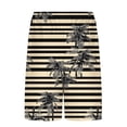 thumbnail image 5 of WAENQINLA Hawaiian Shorts for Men Tropical Palm Tree Print Quick Dry Swim Trunks Casual Loose Elastic Waisted Swimming Bathing Suit with Liner and Pockets Black Shorts,Size S-2XL, 5 of 7