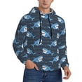 thumbnail image 2 of Daiia Funny Sharks for Men's Fashion Hoodies & Sweatshirts with Kangaroo Pocket Hooded Sweatshirt Breathable & Moisture Wicking-4X-Large, 2 of 7