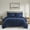 Navy, variant on Mainstays All in One Down Alt Reversible Comforter and Sheet set- 5 Piece, Twin, Navy