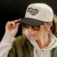 thumbnail image 3 of Puff Embroidered Trucker Hat - These Are The Good Old Days, 3 of 5