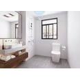 thumbnail image 6 of MOYISHI 17.51''x118''White Wallpaper Peel and Stick Wallpaper Removable Self Adhesive White Contact Paper Matte Textured Waterproof Cabinet Bathroom Wallpaper, 6 of 7
