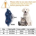 thumbnail image 3 of Colliers Anti-Morsure Réglable Protection Confortable Cône de Récupération Collier pour Chats et Chiots, Bleu (S), 3 of 5