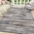 thumbnail image 5 of Modern Abstract 5x7 Area Rug, Washable Non Slip Soft Low Profile Indoor Rug, Textured Neutral Floor Rug for Living Room, Bedroom, Dining Room & Office, 5 of 13