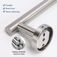 thumbnail image 3 of LAICAIW Hand Towel Holder/Towel Ring, Thicken Stainless Steel Hand Towel Bar for Bathroom, Rustproof Wall Mounted Towel Rack, Contemporary Style Bath Accessories, 9 Inch (1 Pack, Brushed Nickel), 3 of 7