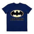 thumbnail image 1 of Playera Para Niño Warner Bros Batman Cuello Redondo Manga Corta Talla 10 Azul Marino, 1 of 2