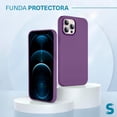 thumbnail image 2 of Funda de Protección para iPhone 12 Pro Max - Sovico - Silicón con Forro de Microfibra, 2 of 6