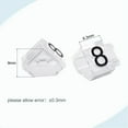 thumbnail image 3 of Unique Bargains Adjustable Mini Cube Price Tag Display Number Black on Clear,6.3x9mm,14 sets, 3 of 5