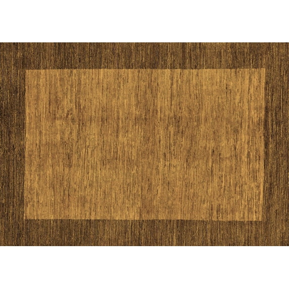 Ahgly Company Indoor Rectangle Abstract Brown Modern Area Rugs, 2' x 3'
