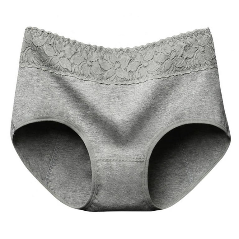 wirarpa Women's Cotton Stretch Underwear Comfy Mid Waisted Briefs