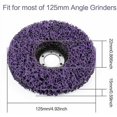 thumbnail image 5 of HWZWT Abrasive cleaning disc angle grinder grinding wheel disc 2 pieces CSD piece, 5 of 5