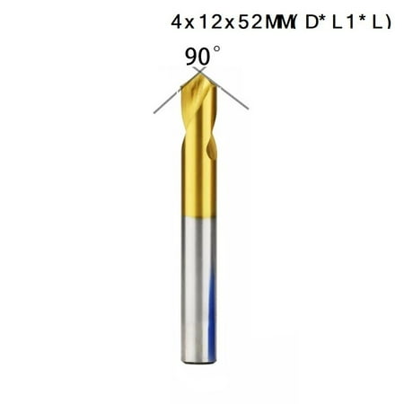 

1pcs Chamfer Center Drill Bit High-speed Steel Titanium-plated Centering Positioning Drill 90-degree Stainless Steel Drilling