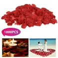 thumbnail image 2 of 1000pc Wine Red Rose Silk Petal for Mother's Day, Propose and Valentine's Day - Artificial Flower Petal to Enhance Romantic Evening, Wedding, Party, and Gift Decoration, 2 of 9