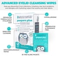 thumbnail image 6 of Natural Essentials Peepers Plus Advanced Eyelid and Eyelash Cleansing Wipes, 30ct with Hyaluronic Acid, Chamomile & Tea Tree, 12pk, 6 of 9