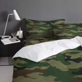 thumbnail image 4 of Juego Funda Nórdica 4 Piezas Twin Size Verde Militar Camuflaje Suave Edredón, 4 of 7