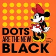 thumbnail image 3 of Disney - Mickey & Friends - Minnie Mouse - Dots Are the New Black - Men's Crew Neck Fleece Pullover, 3 of 6